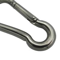 Zinc Plated Carbine Snap Hook 14MM X2 | SecureFix Direct
