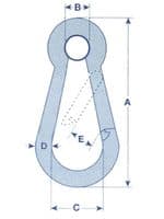 Zinc Plated Carbine Snap Hook 14MM X2 | SecureFix Direct