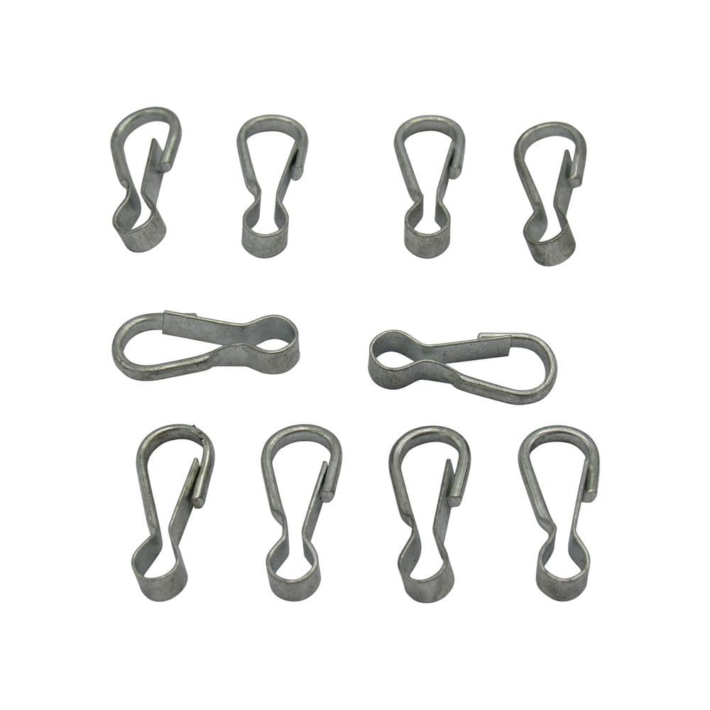 10X 25MM Zinc Plated Simplex Hooks | Securefix Direct