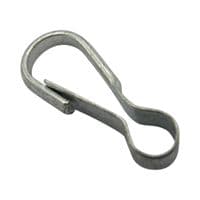 10X 30MM Zinc Plated Simplex Hooks | Securefix Direct