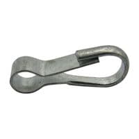 10X 30MM Zinc Plated Simplex Hooks | Securefix Direct
