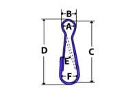 10X 30MM Zinc Plated Simplex Hooks | Securefix Direct