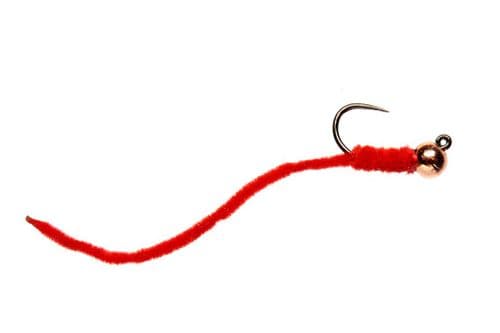 BL Bassett's Chenille Red Worm