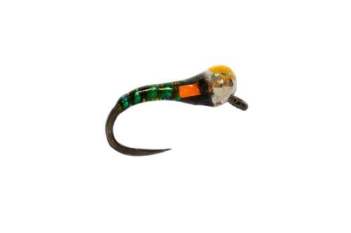 BL Croston's Bung Buzzer Olive Yellow Spot