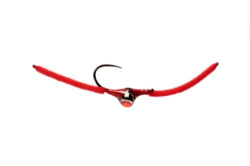 BL Croston's Chenille Worm Red