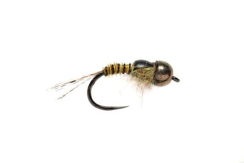 BL Olive Quill Nymph Black