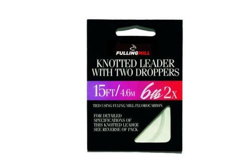 Fulling Mill 15ft Knotted Leaders