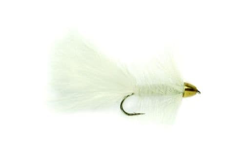 Golden Bullet Woolly Bugger White