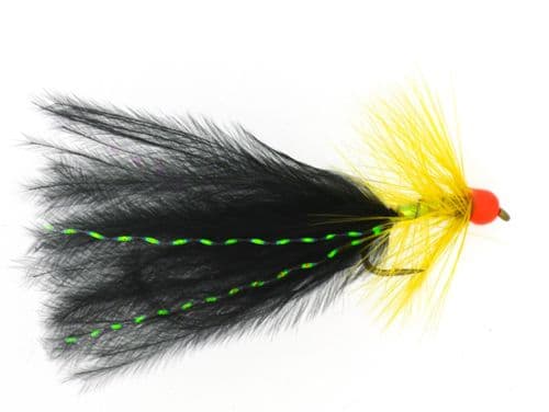 Yellow Dancer Fly Pattern Hothead Black & Yellow Dancer
