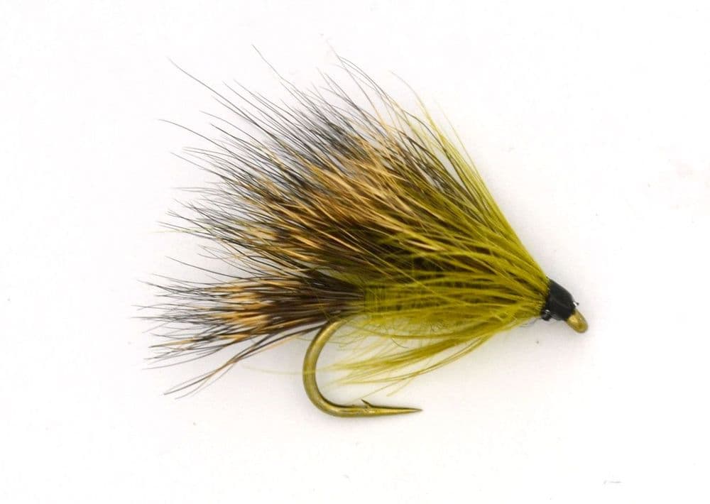 Sedgehog Trout Flies – 6 Mosche Olive Half Hogs Misure 10/12 – Ideali Per Trote E Acque Dolci