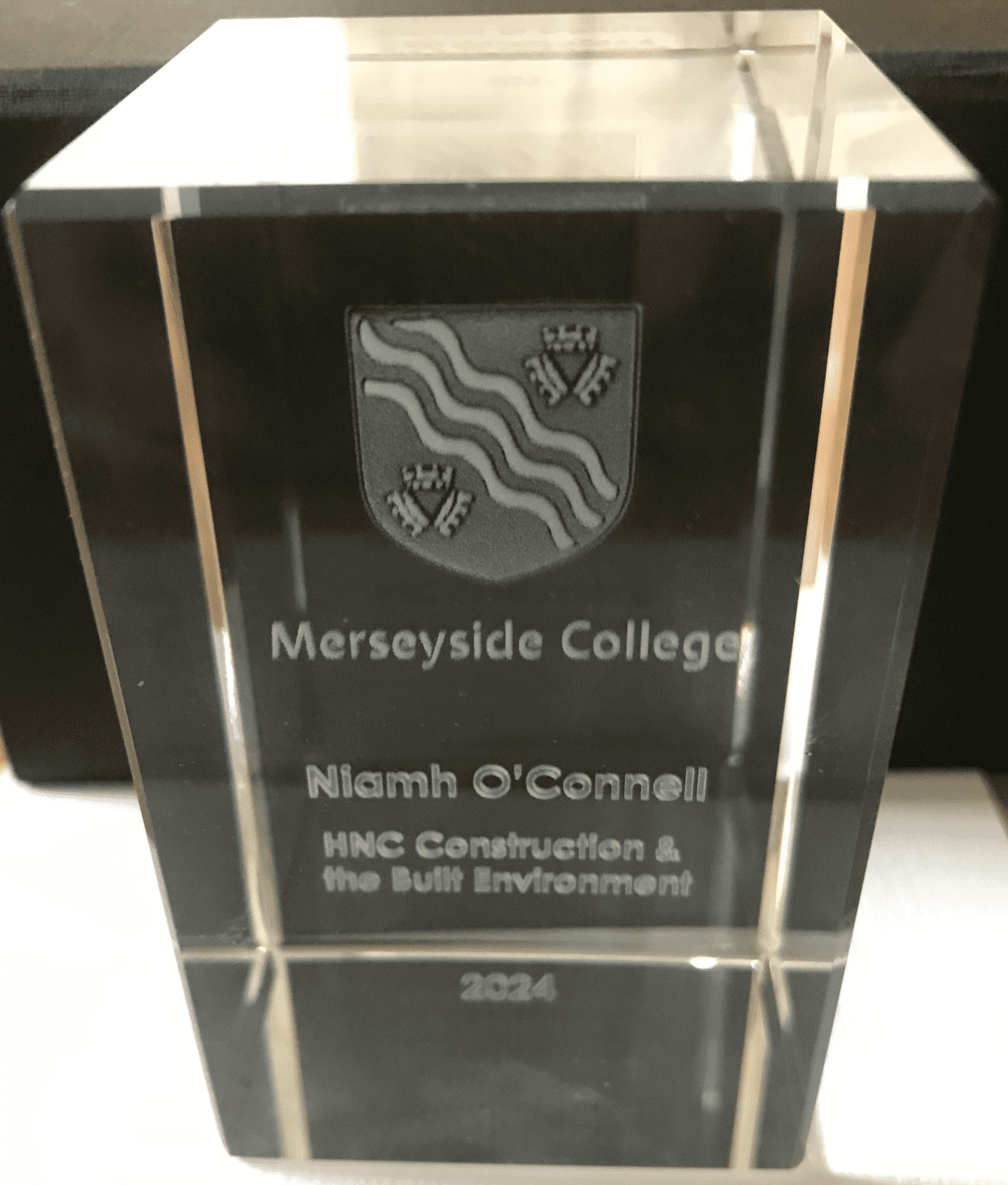 Collage Paperweights Merseyside College-Engraved Paperweight