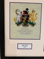 RVC Hand-embroidered Degree Certificate Frame