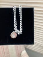 UNIS-Sterling Silver Charm Bracelet
