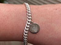 UNIS-Sterling Silver Charm Bracelet