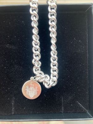 UNIS-Sterling Silver Charm Bracelet