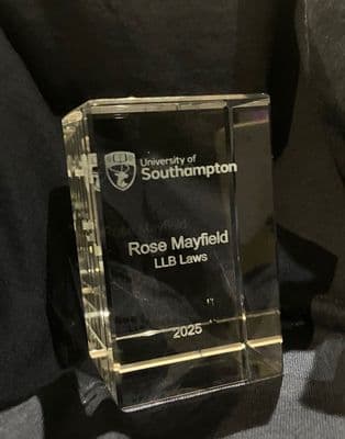 University of Southampton Engraved Paperweight