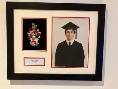 University of Southampton Hand Embroidered Picture Frame