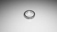 University of Southampton Silver Band Ring 2.5mm Option