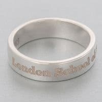 University of Southampton Silver Band Ring 6mm Option