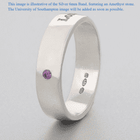 University of Southampton Silver Band Ring 6mm Option