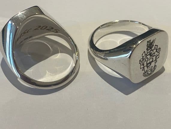 University of Southampton  Silver Signet Rings