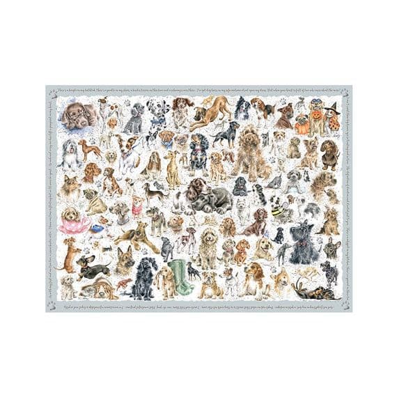 A Dogs Life. 1,000 piece jigsaw by Wrendale designs.