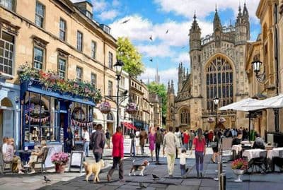 Beautiful Bath House of Puzzles 1,000 piece jigsaw.