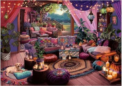 Boho Retreat 1,000 piece Ravensburger Jigsaw.