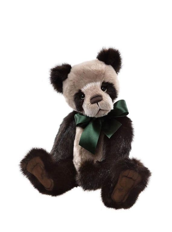 Botwood jointed plush  Charlie Bear Panda. CB252557