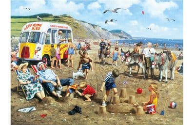 Bucket and spade. 1,000 piece Jigsaw. Kiddicraft.