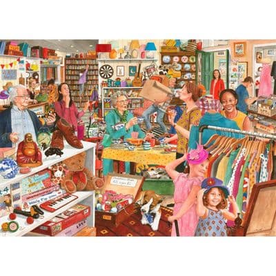 Charity Bargains. 1,000 piece jigsaw by House of Puzzles.