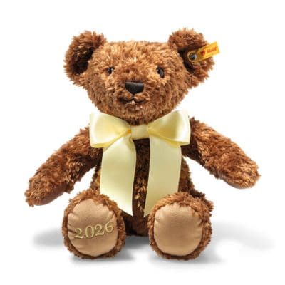 Cosy 2026 Year Bear by Steiff. 34cm, 114175