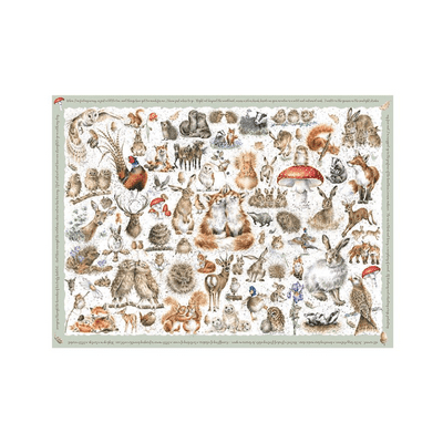 Country Set. 1,000 piece jigsaw puzzle by Wrendale designs.