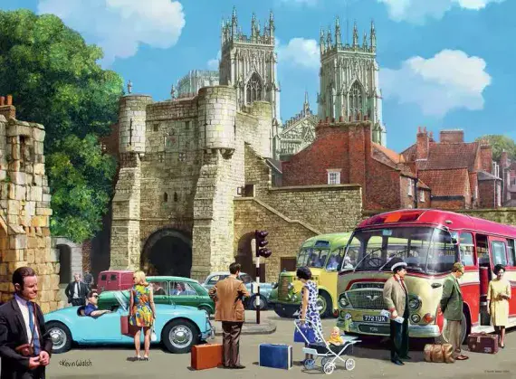 Day out in York, 500 piece Ravensburger Jigsaw.
