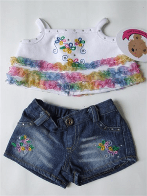 Denim Shorts and Top set. 15