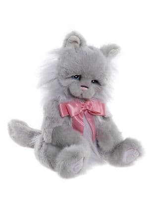 Dibbinsdale jointed plush cat by Charlie Bears. CB242439C