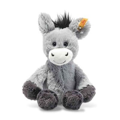 Dinkie Donkey,  grey plush 20 cm by Steiff. 242489