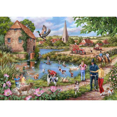 Doggy Paddle 1,000 piece Jigsaw. House of Puzzles