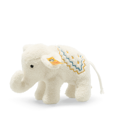 Elephant with rattle, Steiff.  10 cm. EAN 241147