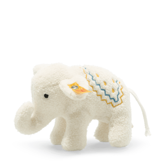 Elephant with rattle, Steiff.  10 cm. EAN 241147