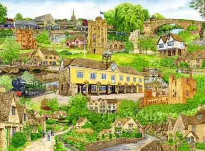 Escape to the Cotswolds, 500 piece Ravensburger jigsaw.