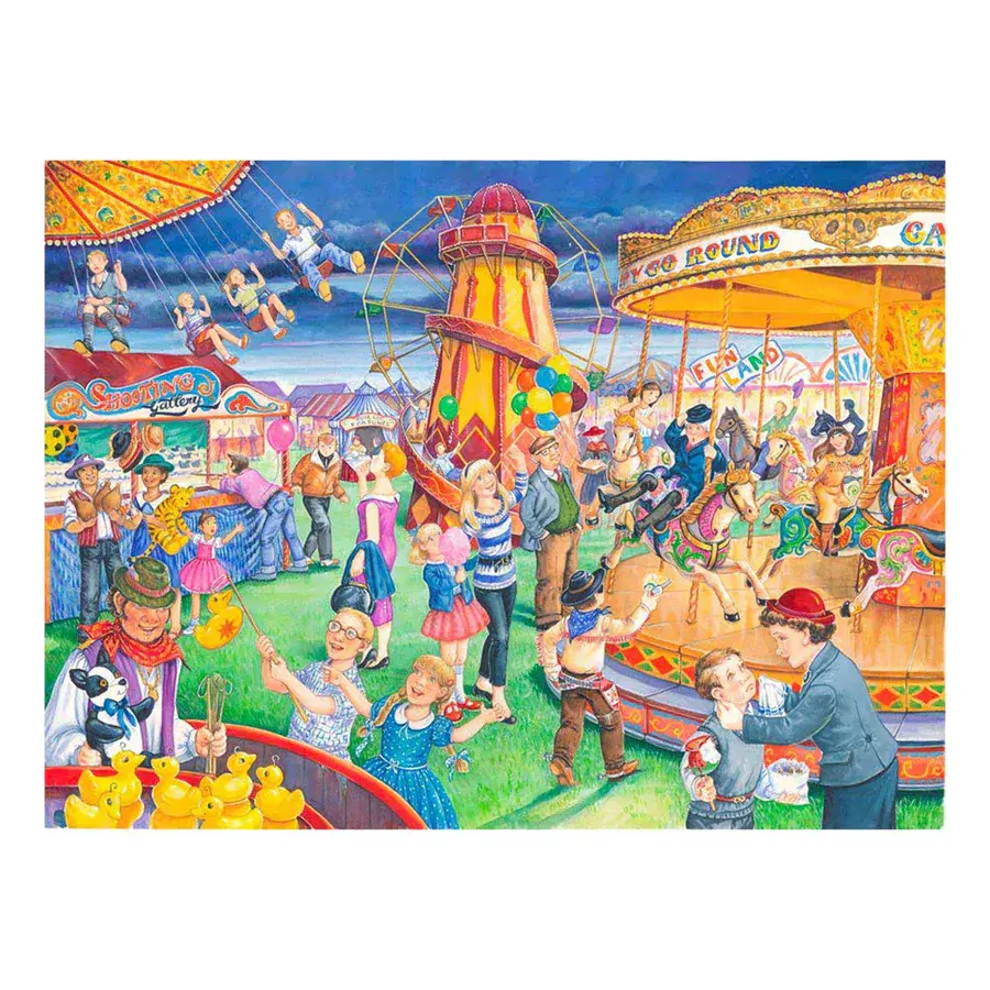 Fairground Rides 250 XL piece House of Puzzles jigsaw