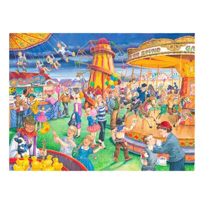 Fairground Rides, 250 XL piece House of Puzzles jigsaw.