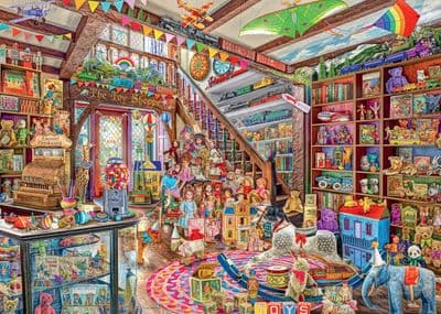 Fantasy Toy Shop, Ravensburger 1,000 piece jigsaw puzzle.