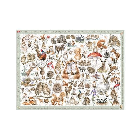 Farmyard Friends. 1,000 piece jigsaw puzzle by Wrendale designs.