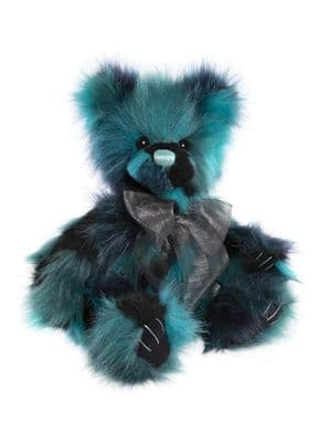 Filigree , green plush bear from Charlie Bears.