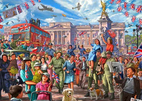 Final days of war.1,000 piece Gibsons jigsaw puzzle.