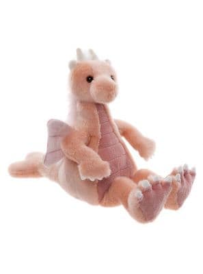 Hearts, pink dragon. Bearhouse collection from Charlie Bears. BB255430