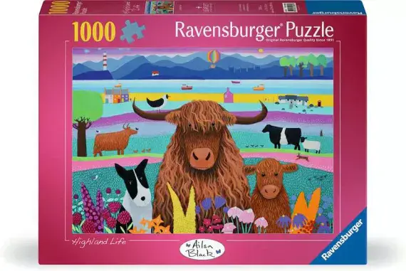 Highland life. Ravensburger 1000 piece jigsaw.