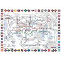 London Tube Map. 500 piece jigsaw by Gibsons